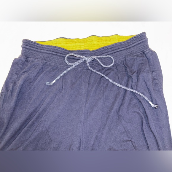 SATURDAY/SUNDAY Anthropologie Lisa Cropped Wide-Leg Pants Navy Blue Plus Size 1X - Picture 4 of 14